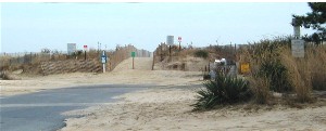 beach entrance